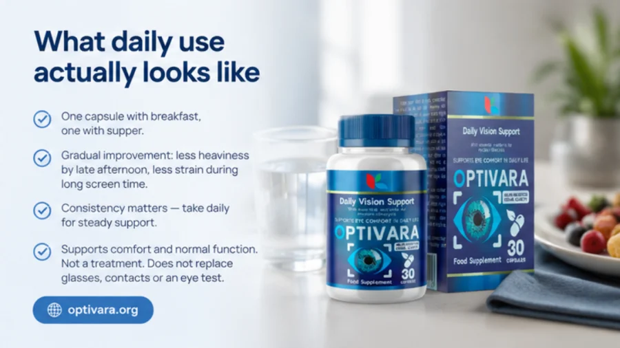 Daily routine with {{OFFER_NAME}}, one capsule morning and evening
