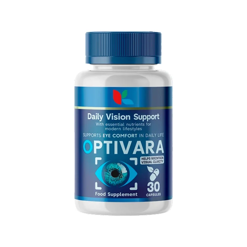 Optivara bottle of capsules, front label